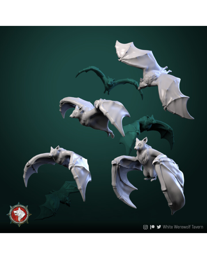 Bats (4 variants) - Castle of Blood - White Werewolf Tavern