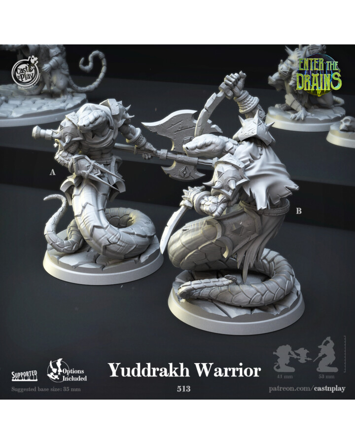 Yuddrakh Warrior - Enter the Drains - Cast n' Play
