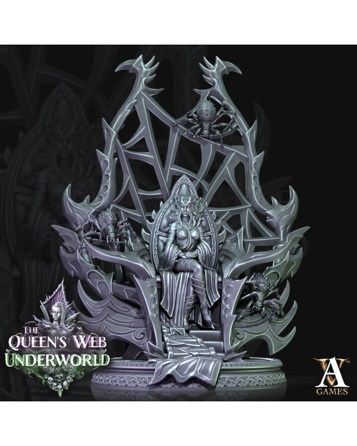 Dark Elves Matriarch - The Queen's Web: Underworld - Archvillain Games