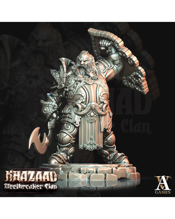 Dwarf Warriors (5 variants) - Khazaad - Steelbreaker Clan - Archvillain Games