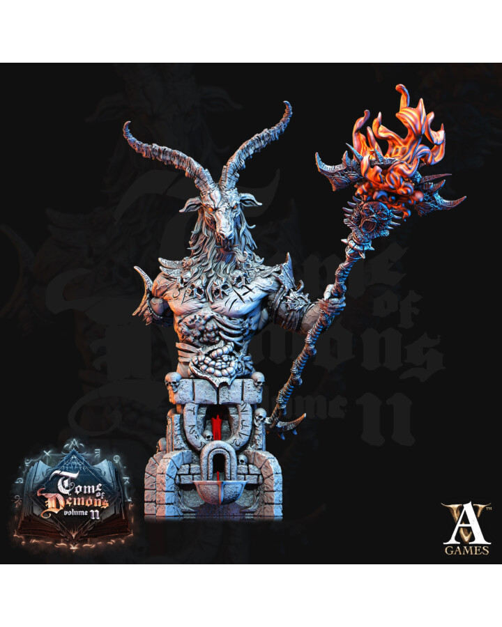 Adramal - Seneschal of Orcus - Bust - Tome of Demons Vol. II - Archvillain Games